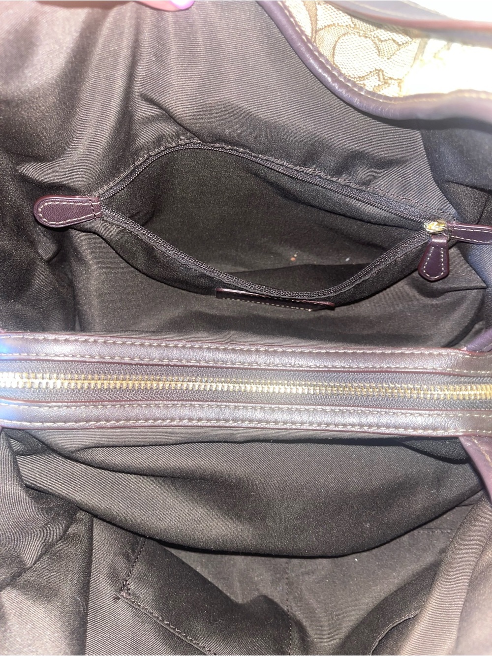 Coach Madison Carlyle Signature Canvas Shoulder Bag - Picture 13 of 16